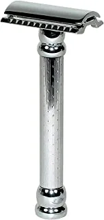 ماكينة حلاقة آمنة مطلية بالكروم من ميركور ، مقبض طويل