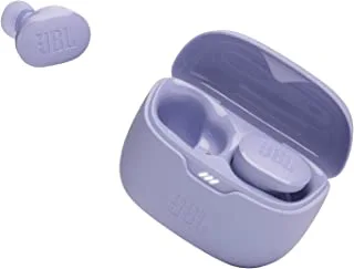 JBL Tune Buds True Wireless Noise Cancellling Earbuds, Pure Bass Sound, Bluetooth 5.3, LE Audio Support, Smart Ambient, 4-Mic Technology, 48H Battery, Water and Dust Resistant - Purple, JBLTBUDSPUR