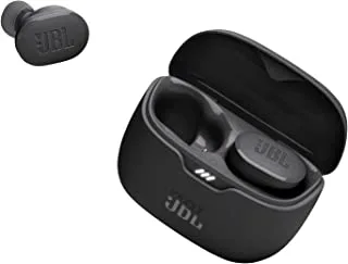 JBL Tune Buds True Wireless Noise Cancellling Earbuds, Pure Bass Sound, Bluetooth 5.3, LE Audio Support, Smart Ambient, 4-Mic Technology, 48H Battery, Water and Dust Resistant - Black, JBLTBUDSBLK