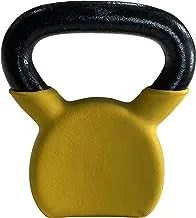 anythingbasic ab. Premium Cast Iron, Vinyl Half Coating Kettle Bell for Gym and