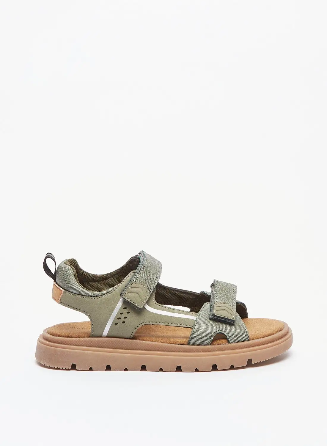 shoexpress Boys Solid Sandals with Hook and Loop Closure Ramadan Collection