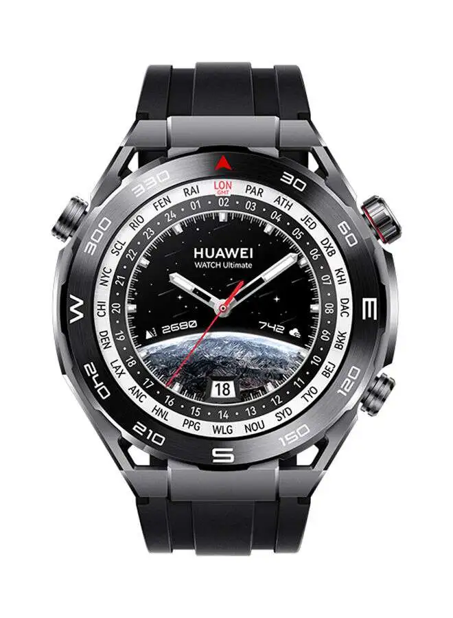 HUAWEI Watch Ultimate, 1.5-inch AMOLED Watch Dial, Zircon-based liquid metal, Nano-tech Ceramic Bezel Black