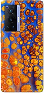 Khaalis Marble Print Multicolor matte finish designer shell case back cover for Vivo X70 Pro - K208221