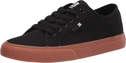 DC men's Manual Low Top Vegan Friendly Casual Skate Shoe