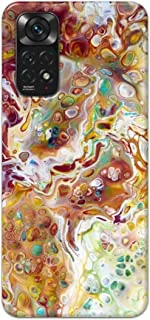 Khaalis Marble Print Multicolor matte finish designer shell case back cover for Xiaomi Redmi Note 11 - K208217