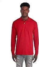 Jerzees mens Spot Shield Long Sleeve Polo Sport Shirt Polo Shirt (pack of 1)