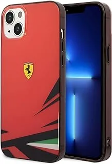 Ferrari PC/TPU Case With Double Layer Print For iPhone 14 Max - Red