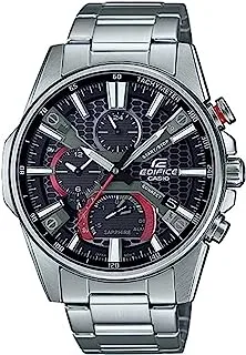 Casio Edifice Smartphone Link Men Solar Power Black Dial Stainless Steel Band EQB-1200D-1ADR.