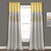 Lush Decor Night Sky Window Curtain Panel, Single, 42