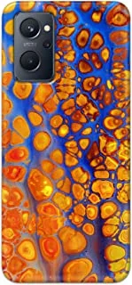 Khaalis Marble Print Multicolor matte finish designer shell case back cover for Realme 9i - K208221