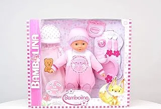 Bambolina Camelia 40CM Doll Set with 50 Words - English Version - For Age 2+ Years Old