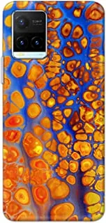 Khaalis Marble Print Multicolor matte finish designer shell case back cover for Vivo Y21T - K208221