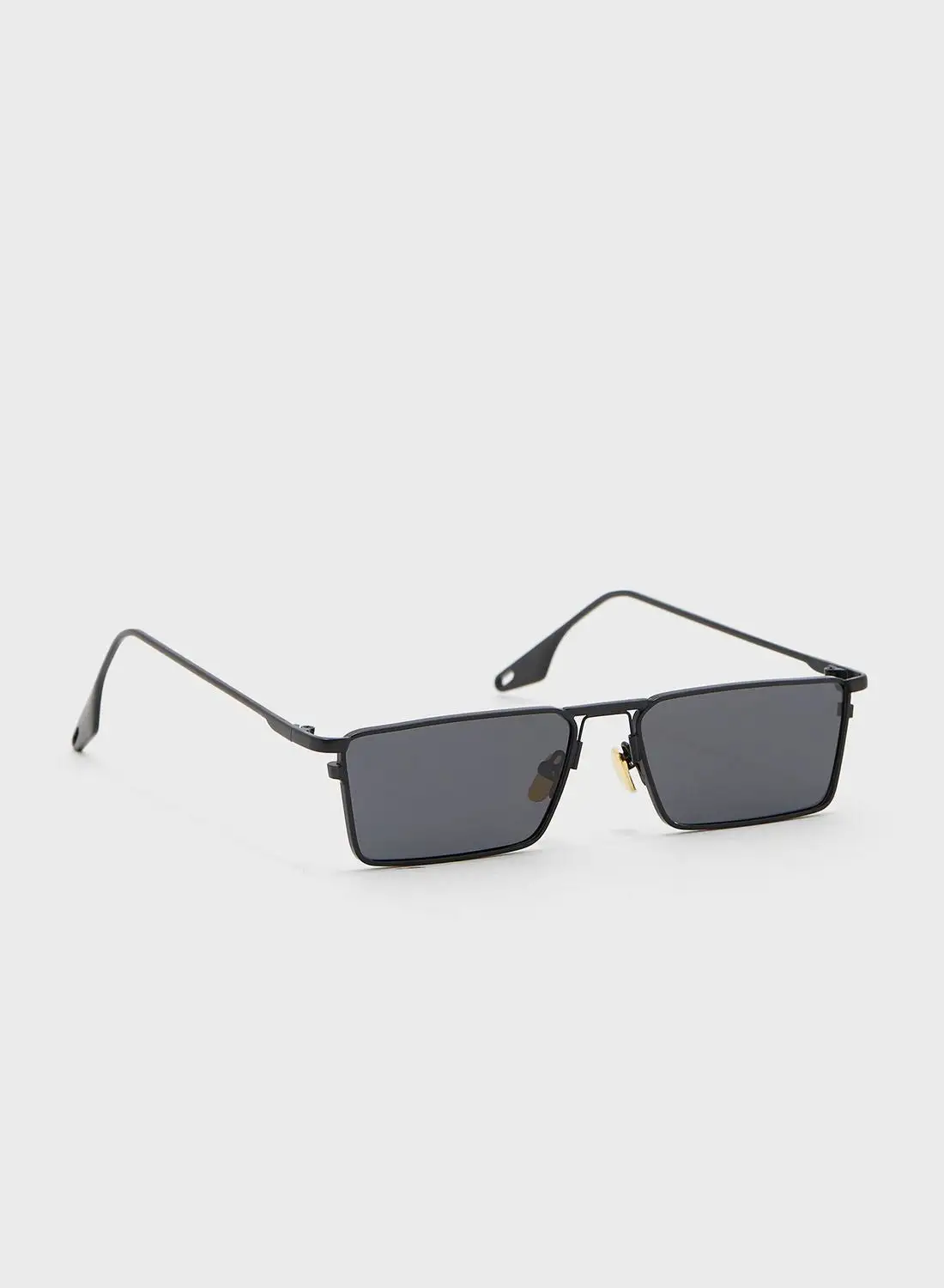Robert Wood Polarized Sleek Rectangle Sunglasses