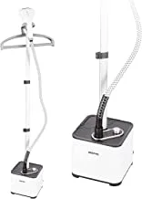 Geepas GGS25033 2000W Garment Steamer with Thermostat Protection, 1.3 Liter Capacity, White