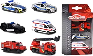 Majorette SOS Cars Set for Ages 3+ Years Old - Assorted Sets