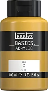 Liquitex BASICS Acrylic Paint, 13.5-oz bottle, Gold