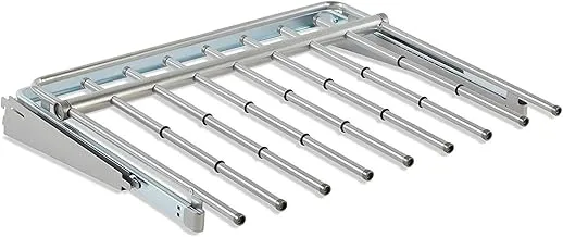 Rubbermaid Configurations Pants Rack, Titanium, Holds 7 Pairs of Pants, Non-Slip, Closet Organization and Storage