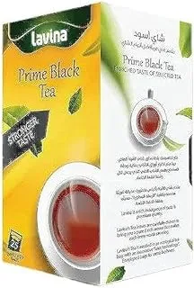 شاي لافينا برايم الأسود 25 × 2 جرام ، عبوة من 1