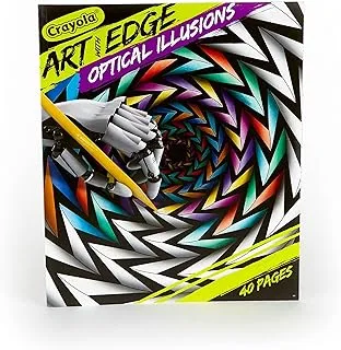 Crayola Optical Illusions Coloring Book, 40 Coloring Pages, Gift