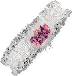Alandra Novelty Products Bride to Be Garter, White/Pink