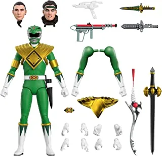 super7 mighty morphin power rangers green ranger - ultimates! 7 in scale action figure, DE-POWRW01-GRG-01, DE-POWRW01-GRG-