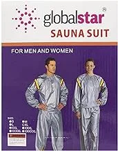 Globalstar Global Beauty Star Sauna Suit, X-Large, Grey