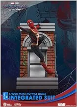 Beast Kingdom Spider-Man: No Way Home: Integrated Suit DS-101 D-Stage Diorama Statue,Multicolor