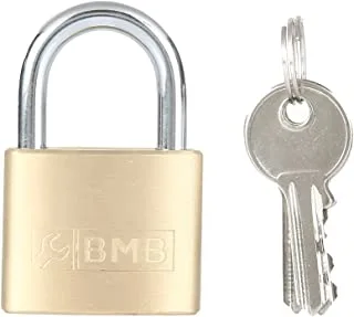BMB TOOLS Oval Brass Padlock Padlocks & Hasps Combination Padlocks Luggage Locks Padlocks Hasps Keyed Padlocks Gold K20469