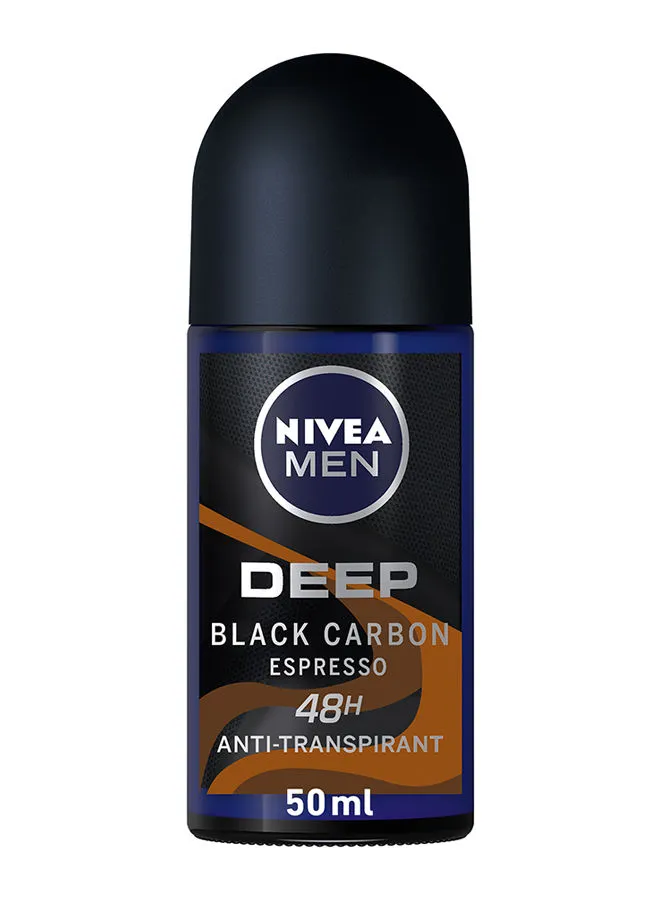 Nivea Deep Black Carbon Espresso Antiperspirant Roll-On 50ml