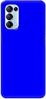 Khaalis Solid Color Blue matte finish shell case back cover for Oppo Reno5 Pro 5G - K208245