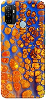Khaalis Marble Print Multicolor matte finish designer shell case back cover for Oppo A53 - K208221