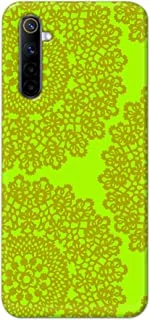Khaalis Mandala Pattern Green matte finish designer shell case back cover for Realme 6 - K208201