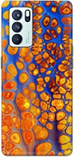 Khaalis Marble Print Multicolor matte finish designer shell case back cover for Oppo Reno 6 Pro 5G - K208221