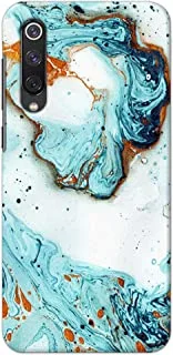 Khaalis Marble Print Blue matte finish designer shell case back cover for Xiaomi Mi 9 SE - K208218