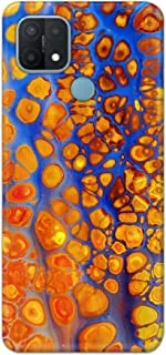 Khaalis Marble Print Multicolor matte finish designer shell case back cover for Oppo A15s - K208221