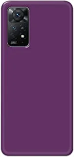 Khaalis Solid Color Purple matte finish shell case back cover for Xiaomi Redmi Note 11 Pro Plus - K208237