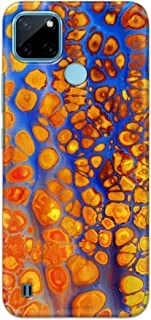 Khaalis Marble Print Multicolor matte finish designer shell case back cover for Realme C21Y - K208221