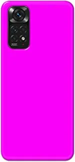 Khaalis Solid Color Pink matte finish shell case back cover for Xiaomi Redmi Note 11 - K208238
