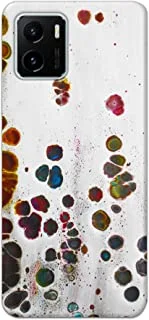 Khaalis Marble Print Multicolor matte finish designer shell case back cover for Vivo Y15s - K208216