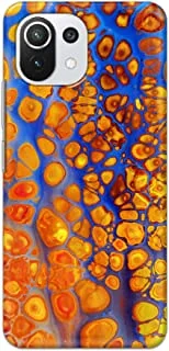 Khaalis Marble Print Multicolor matte finish designer shell case back cover for Xiaomi Mi 11 Lite NE 5G - K208221