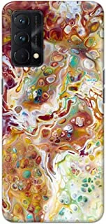 Khaalis Marble Print Multicolor matte finish designer shell case back cover for Realme GT Master - K208217