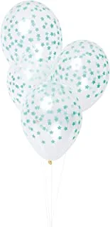 Meri Meri 11 inch Mint Star Balloons 8 Pieces