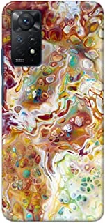Khaalis Marble Print Multicolor matte finish designer shell case back cover for Xiaomi Mi Redmi Note 11 Pro 5G - K208217