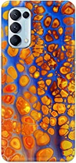Khaalis Marble Print Multicolor matte finish designer shell case back cover for Oppo Reno5 Pro 5G - K208221