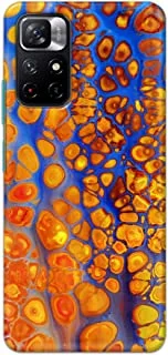 Khaalis Marble Print Multicolor matte finish designer shell case back cover for Xiaomi Mi Note 11T - K208221