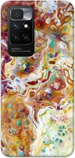 Khaalis Marble Print Multicolor matte finish designer shell case back cover for Xiaomi Redmi 10 - K208217