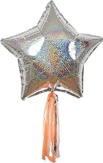 Meri Meri 24 inch Silver Sparkly Star Balloon Kit