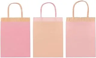 Meri Meri Pink Fringe Party Bags Pack Of 8-3 Colours