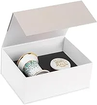 Silsal Mirrors Incense Burner and Trinket Box Gift Set, Emerald