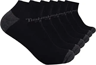 Timberland PRO mens Timberland PRO Men's Performance Lowcut Length 1/2 Cushion Socks 6-pack Casual Socks
